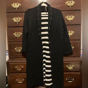 Manila Grace Made in Italy -wool-  long cardigan with pockets size 0